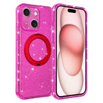 Custodia con supporto magnetico a rotazione 360° per iPhone 15 Pro