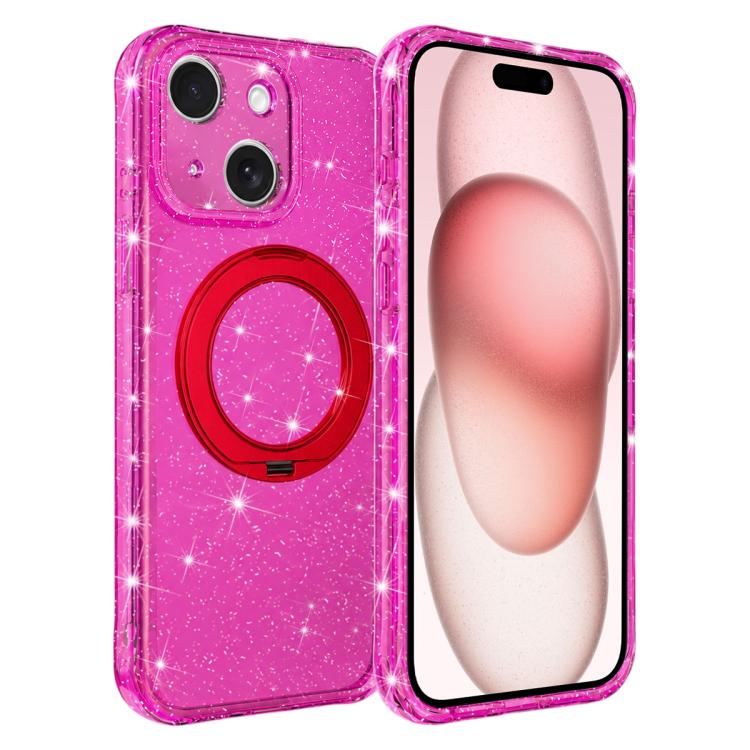 Custodia con supporto magnetico a rotazione 360° per iPhone 15 Pro