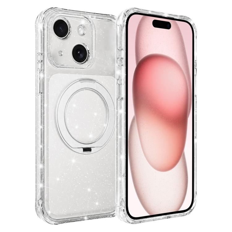 Custodia con supporto magnetico a rotazione 360° per iPhone 15 Pro