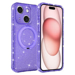 Custodia con supporto magnetico a rotazione 360° per iPhone 15 Pro