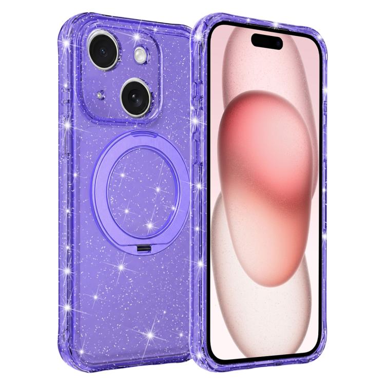 Custodia con supporto magnetico a rotazione 360° per iPhone 15 Pro