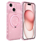 Custodia con supporto magnetico a rotazione 360° per iPhone 15 Pro