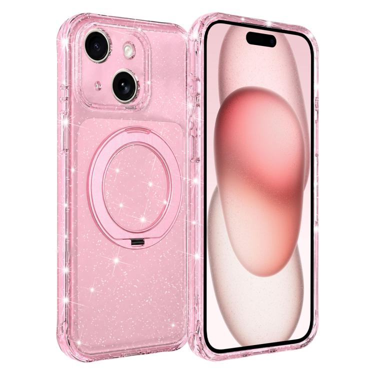 Custodia con supporto magnetico a rotazione 360° per iPhone 15 Pro