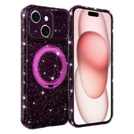 Custodia con supporto magnetico a rotazione 360° per iPhone 15 Pro