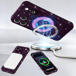Custodia per telefono con supporto magnetico a rotazione a 360° e glitter., For iPhone 18 Pro, For iPhone 18 Pro Max, For iPhone 17 Pro Max