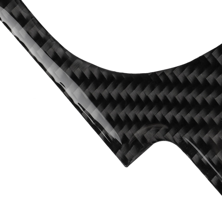 Adesivo decorativo con cornice per pannello di controllo del sistema centrale in fibra di carbonio per auto per Nissan 350z 2006-2009, Central System Control Large Panel Frame