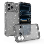 Custodia per telefono IMD glitterata antiurto con angoli imbottiti ad aria, For iPhone 17 Pro, For iPhone 17, For iPhone 16 Pro Max
