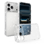 Custodia per telefono IMD glitterata antiurto con angoli imbottiti ad aria, For iPhone 17 Pro, For iPhone 17, For iPhone 16 Pro Max