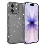 Custodia per telefono IMD glitterata antiurto con angoli imbottiti ad aria, For iPhone 17 Pro, For iPhone 17, For iPhone 16 Pro Max