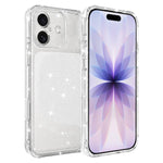 Custodia per telefono IMD glitterata antiurto con angoli imbottiti ad aria, For iPhone 17 Pro, For iPhone 17, For iPhone 16 Pro Max