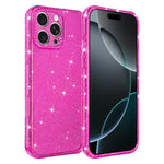 Custodia per telefono IMD glitterata antiurto con angoli imbottiti ad aria, For iPhone 17 Pro, For iPhone 17, For iPhone 16 Pro Max