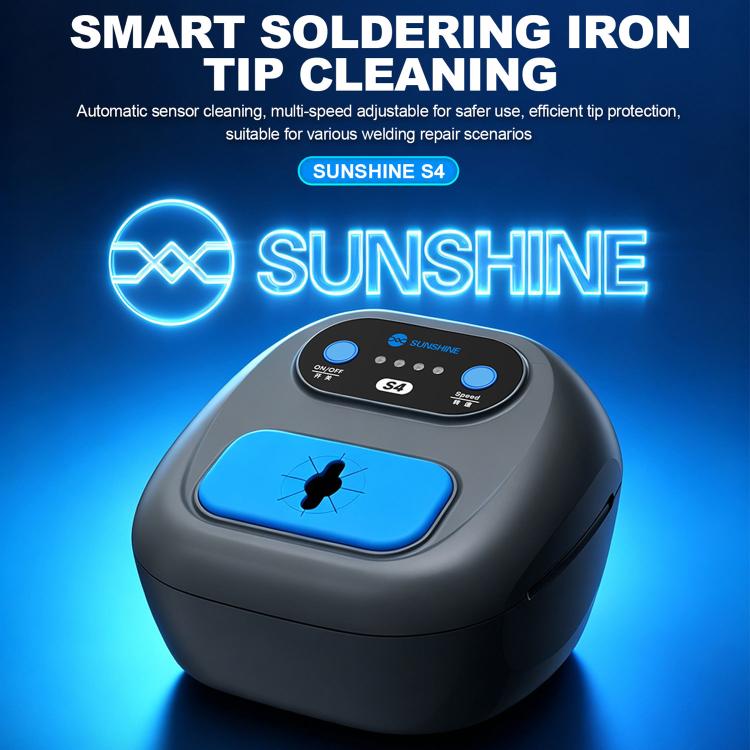 SUNSHINE S4 Pulitore automatico per punta del saldatore a velocità regolabile