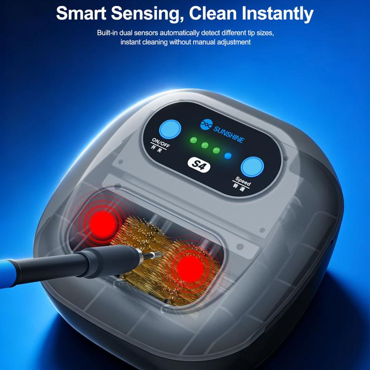 SUNSHINE S4 Pulitore automatico per punta del saldatore a velocità regolabile