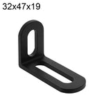 Connettori angolari a L in acciaio inox 32x47x19mm 2 pezzi