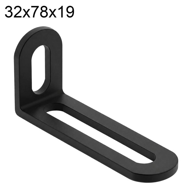 Connettori angolari a L in acciaio inox 32x47x19mm 2 pezzi