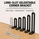 Connettori angolari a L in acciaio inox 32x47x19mm 2 pezzi
