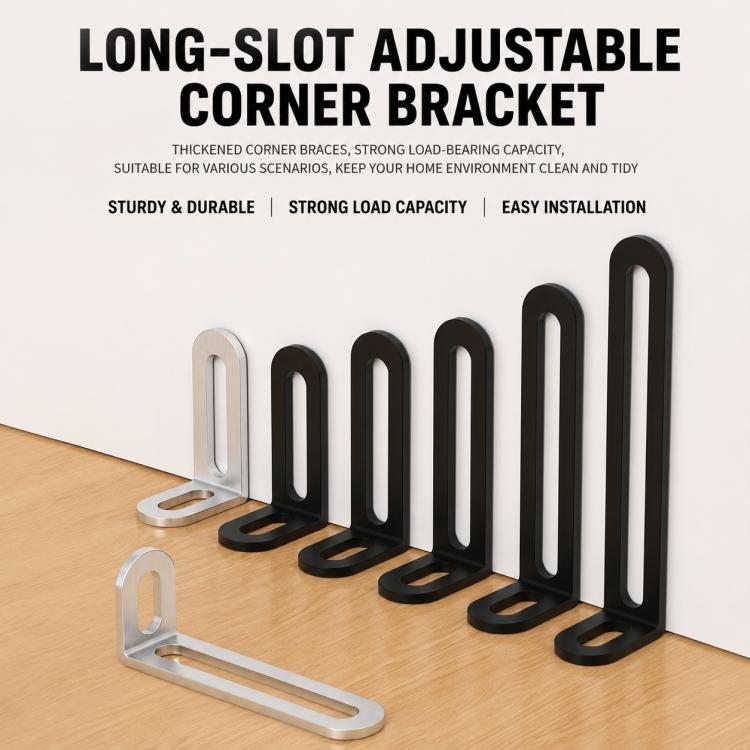 Connettori angolari a L in acciaio inox 32x47x19mm 2 pezzi