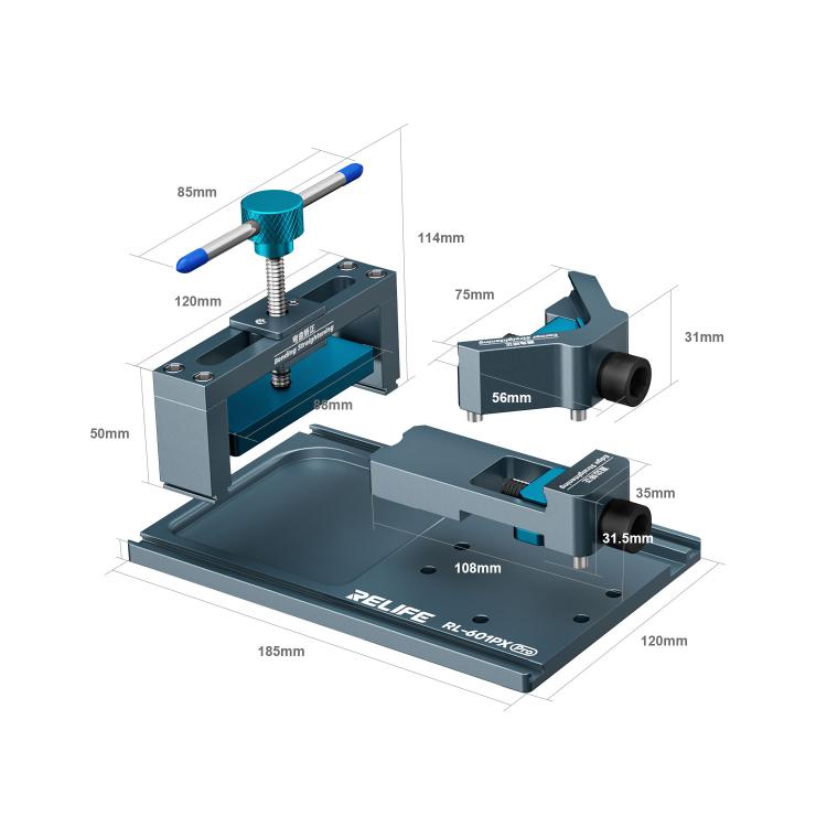 RELIFE RL-601PX Pro Strumento multifunzione bidirezionale per la correzione dell'inquadratura di telefoni cellulari