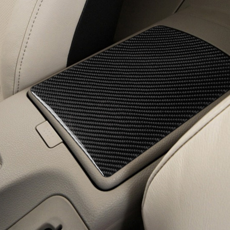 Adesivo decorativo per scatola portaoggetti per controllo del sistema centrale in fibra di carbonio per auto per Nissan 350z 2006-2009, Central System Control Storage Box