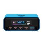 Caricabatterie intelligente multiporta GaN RELIFE Q8 165W con display digitale
