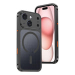 Custodia antiurto in metallo con fibbia magnetica per iPhone 16 Pro