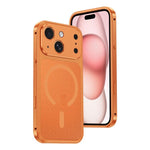 Custodia antiurto in metallo con fibbia magnetica per iPhone 16 Pro