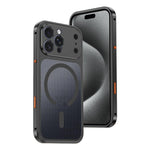 Custodia antiurto in metallo con fibbia magnetica per iPhone 16 Pro