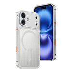 Custodia antiurto in metallo con fibbia magnetica per iPhone 16 Pro