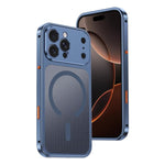Custodia per telefono antiurto in metallo con fibbia magnetica di raffreddamento., For iPhone 18 Pro, For iPhone 18 Pro Max, For iPhone 17 Pro Max, For iPhone 17 Pro, For iPhone 17, For iPhone 16 Pro Max