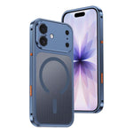 Custodia per telefono antiurto in metallo con fibbia magnetica di raffreddamento., For iPhone 18 Pro, For iPhone 18 Pro Max, For iPhone 17 Pro Max, For iPhone 17 Pro, For iPhone 17, For iPhone 16 Pro Max