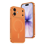 Custodia per telefono antiurto in metallo con fibbia magnetica di raffreddamento., For iPhone 18 Pro, For iPhone 18 Pro Max, For iPhone 17 Pro Max, For iPhone 17 Pro, For iPhone 17, For iPhone 16 Pro Max