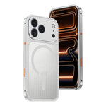 Custodia per telefono antiurto in metallo con fibbia magnetica di raffreddamento., For iPhone 18 Pro, For iPhone 18 Pro Max, For iPhone 17 Pro Max, For iPhone 17 Pro, For iPhone 17, For iPhone 16 Pro Max