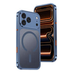 Custodia per telefono antiurto in metallo con fibbia magnetica di raffreddamento., For iPhone 18 Pro, For iPhone 18 Pro Max, For iPhone 17 Pro Max, For iPhone 17 Pro, For iPhone 17, For iPhone 16 Pro Max