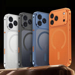 Custodia per telefono antiurto in metallo con fibbia magnetica di raffreddamento., For iPhone 18 Pro, For iPhone 18 Pro Max, For iPhone 17 Pro Max, For iPhone 17 Pro, For iPhone 17, For iPhone 16 Pro Max