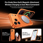 Custodia per telefono antiurto in metallo con fibbia magnetica di raffreddamento., For iPhone 18 Pro, For iPhone 18 Pro Max, For iPhone 17 Pro Max, For iPhone 17 Pro, For iPhone 17, For iPhone 16 Pro Max
