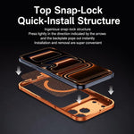 Custodia per telefono antiurto in metallo con fibbia magnetica di raffreddamento., For iPhone 18 Pro, For iPhone 18 Pro Max, For iPhone 17 Pro Max, For iPhone 17 Pro, For iPhone 17, For iPhone 16 Pro Max