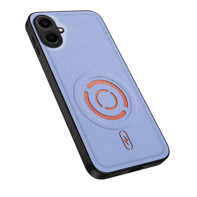 WANLONFENG Tech Fabric Texture Magnetic Hybrid PC TPU Phone Case, For Galaxy A07 4G, For Galaxy A06 5G, For Galaxy A56 5G, For Galaxy A26 5G