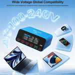 Caricabatterie digitale intelligente multiporta RELIFE Q6 da 70 W con display