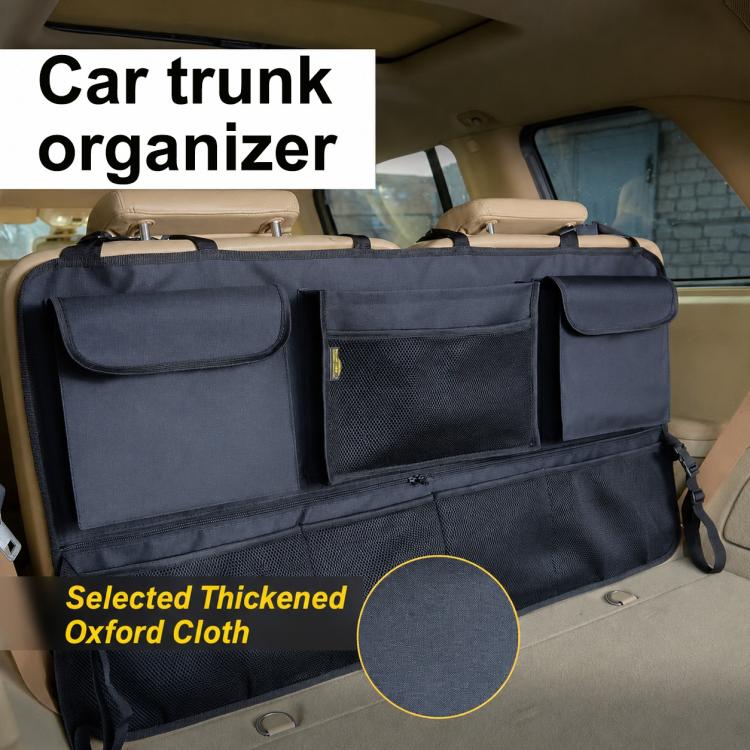 Borsa multifunzionale in tessuto Oxford per bagagliaio auto, 100 x 45 cm