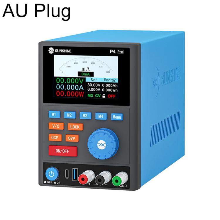 Alimentatore DC regolato intelligente SUNSHINE P4 Pro 30V / 6A, AU Plug, EU Plug, UK Plug, US Plug