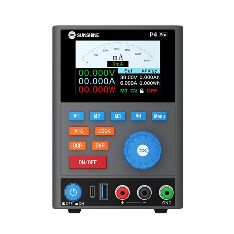 Alimentatore DC regolato intelligente SUNSHINE P4 Pro 30V / 6A, AU Plug, EU Plug, UK Plug, US Plug