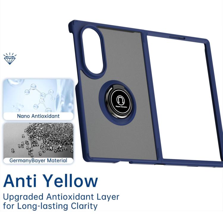 Custodia per telefono Q Shadow 1 Series in TPU + PC con anello, For Galaxy Z Fold8 5G