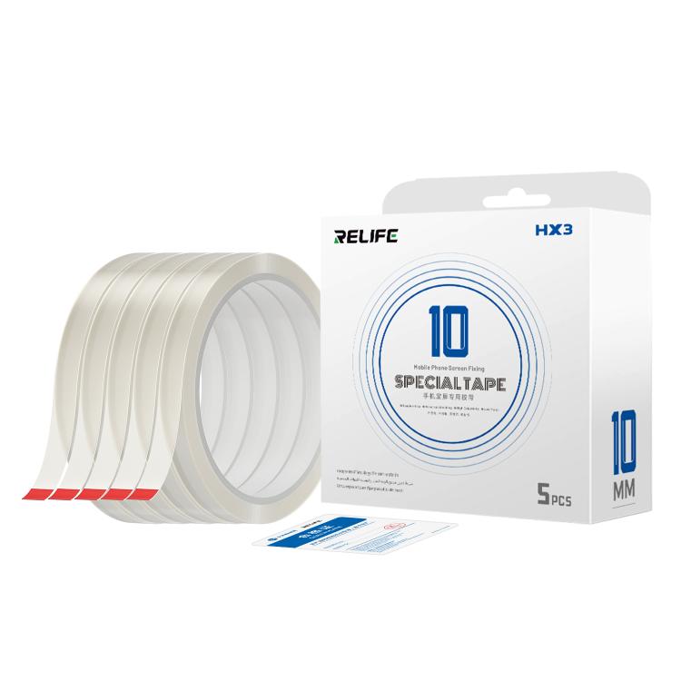 Nastro adesivo per la riparazione dello schermo del telefono RELIFE HX3, 6mm x 40m, 10mm x 40m
