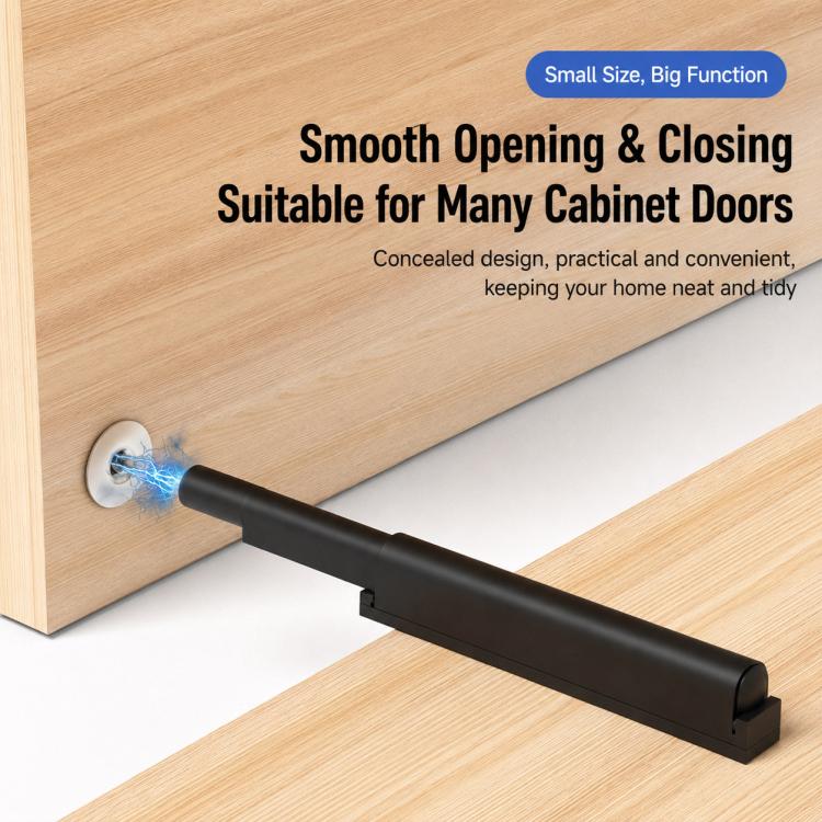 Fermo di sicurezza per ante di armadietti dal design sottile, accessori per ferramenta per mobili.