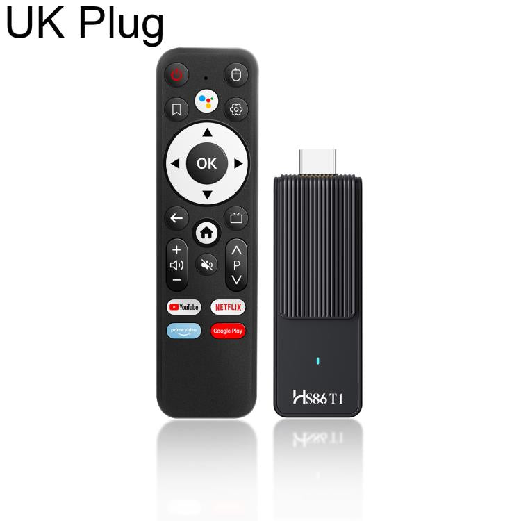 HS86 T1 Mini TV Stick HD Android 14 con telecomando, 2GB+16GB, RK3518 Cortex-A53 Quad-Core, EU Plug, US Plug, UK Plug, AU Plug