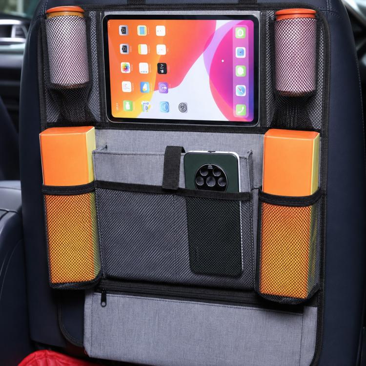 Borsa portaoggetti posteriore per schienale del seggiolino auto per bambini, anti-calci., 41 x 61 cm