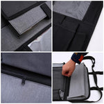 Borsa portaoggetti posteriore per schienale del seggiolino auto per bambini, anti-calci., 41 x 61 cm