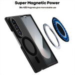 Custodia magnetica per telefono bicolore effetto pelle, For Galaxy Z Fold8 Ultra 5G