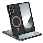 Custodia magnetica per telefono bicolore effetto pelle, For Galaxy Z Fold8 Ultra 5G