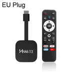 HS86 T2 Mini TV Stick HD Android 14 con telecomando, 2GB+16GB, RK3518 Cortex-A53 Quad-Core, EU Plug, US Plug, UK Plug, AU Plug